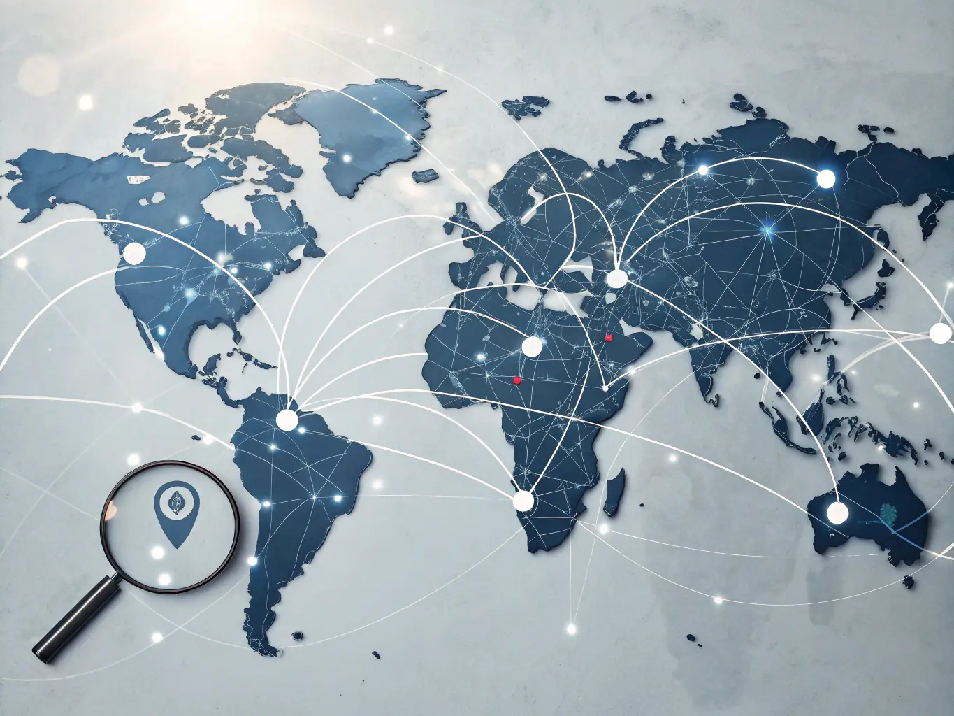 An image depicting a global network with proxy servers located in various countries, illustrating the global reach and accessibility of proxy services.